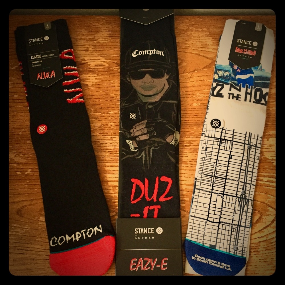 🔥🎧 NEW Stance Socks Legends of Hip Hop NWA 🎧🔥